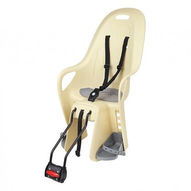 Bicycle child seat Polisport Koari // 26-29" bike, mounts on the frame (beige)