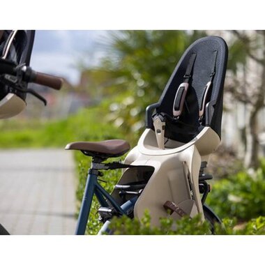 Bicycle child seat QIBBEL Air // mounts on the rack (beige)