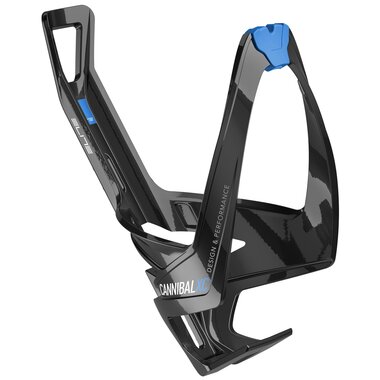 Bottle cage Elite Cannibal XC (black shiny/white graphic)