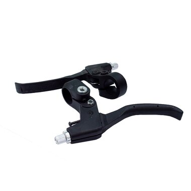 Brake lever set UANDA plastic (black)