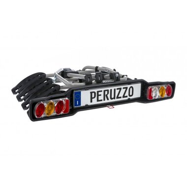 Car carrier Peruzzo Siena // 4 bicycles, on hook, foldable (steel)