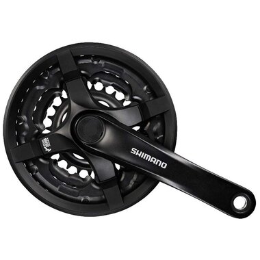 Priekinis žvaigždžių blokas Shimano TY501 42/34/24T 6/7/8 pav. 170mm (juodas)