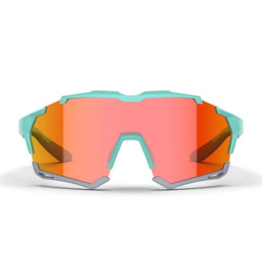 Cycling sunglasses Magicshine VERSATILER Classic (pink/turquoise)