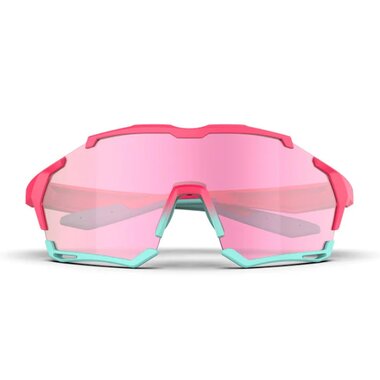 Cycling sunglasses Magicshine VERSATILER Classic (pink/turquoise)