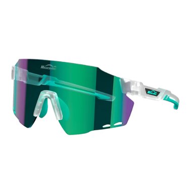 Cycling sunglasses Magicshine WINDBREAKER Classic (transparent/turquoise)