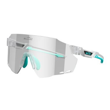 Cycling sunglasses Magicshine WINDBREAKER Photochromic (transparent/turquoise)