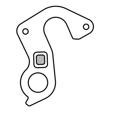 Derailleur hanger GH-192, right (silver)