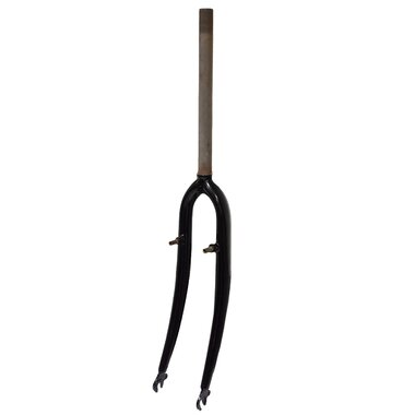 Front fork 28" // 1", V-break, steel (black)