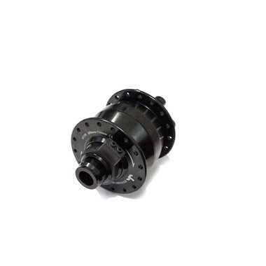 Front hub - dynamo 32H, disc 6 bolts. brakes 6V 3W,  (black)