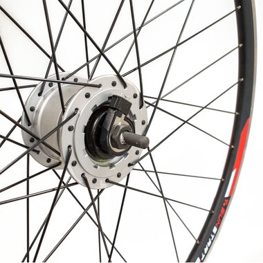 Front wheel 28/29" 36H, Sunstart, v-brakes with dynamo