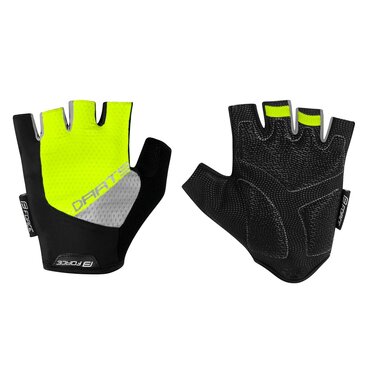 Gloves FORCE Rival (fluorescent/grey) L