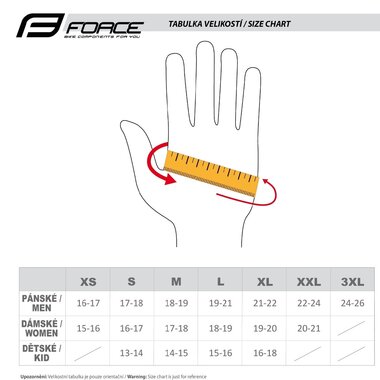 Gloves FORCE SECTOR (black/grey) XL