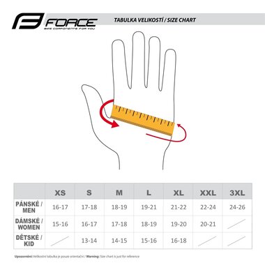 Gloves FORCE SHADE (white) M