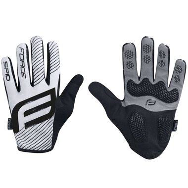 Gloves FORCE SHADE (white) M