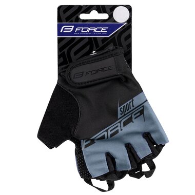 Gloves FORCE SPORT (black/blue) S