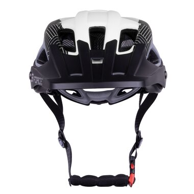 Helmet FORCE AVES MTB, L-XL 58 - 61 cm, (white/black)