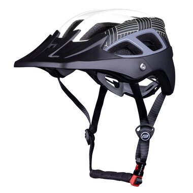 Helmet FORCE AVES MTB, L-XL 58 - 61 cm, (white/black)