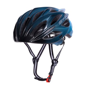 Helmet FORCE Bull Hue L-XL, 58 - 61 cm (black/blue)