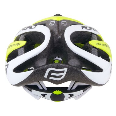 Helmet FORCE ROAD, S-M, 54 - 58 cm (fluorescent/white)