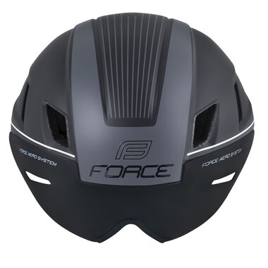 Helmet FORCE Worm, M-L 52 - 59 cm, (grey/black, matte)