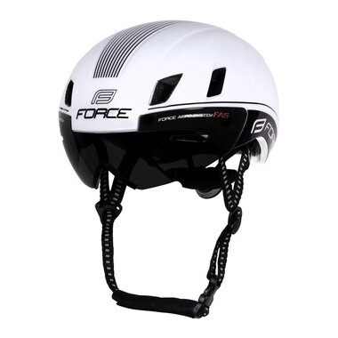 Helmet FORCE WORM, uni-size, 52 - 59 cm (white)