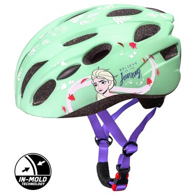 Helmet FROZEN, in-mold 52-56 cm (green)