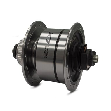 Втулка со встроенным динамо Shimano Deore LX DH-T675 // 6V - 3W // 32H, диск CL, QR