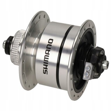 Втулка со встроенным динамо Shimano DH-3D72 // 6V - 3W // 36H, дисковая CL, скоростной зажим