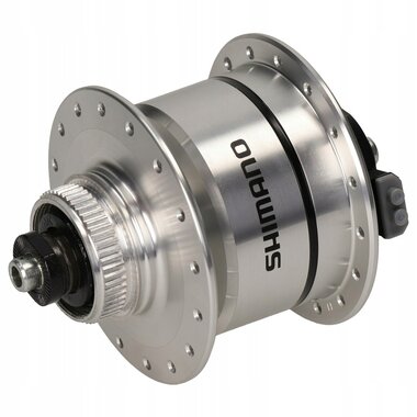 Втулка со встроенным динамо Shimano DH-3D72 // 6V - 3W // 36H, дисковая CL, скоростной зажим