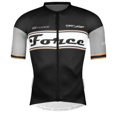 Jersey FORCE Retro (black/gold) L