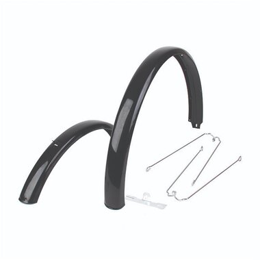 Mudguard set UMIT 20" for folding bike (black)