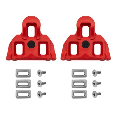 Pedal cleats VELO // 4,5° floating, road (red)