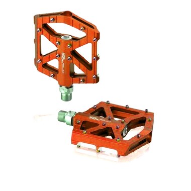 Pedals XLC alluminium (orange)