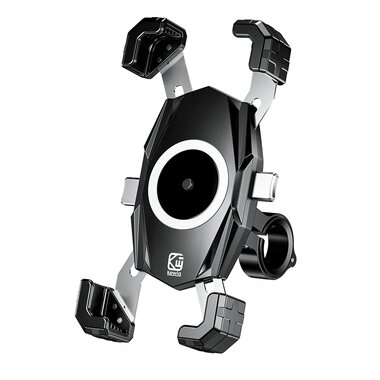 Phone holder on the steering wheel KEWIG M22-C1 (black/silver)