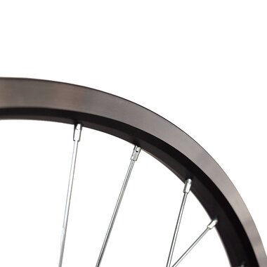 Rear wheel 20", 28H, V-brake, screw-on freewheel