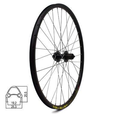 Rear wheel 27,5" // 32H // disc breaks 6-bolt, double-wall, quick-release