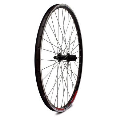 Rear wheel 27,5" // 36H, V-brake // double-wall, cassette, quick-release, aluminium, riveted