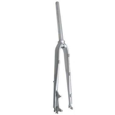 Rigid front fork 28" // for disc brakes, aluminum (silver)