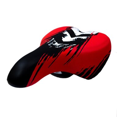 Saddle MonteGrappa 4KIDS 16/20", 230x150mm (black/red)