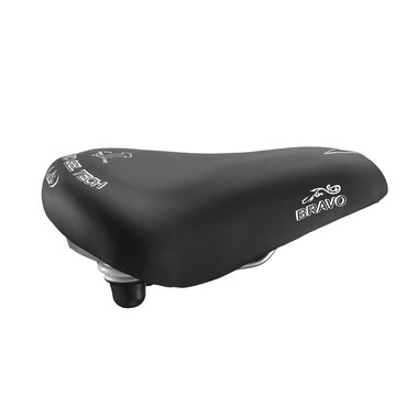 Saddle Selle MonteGrappa Bravo Soft with gel and elastomer 270x180mm