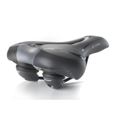 Saddle Selle MonteGrappa Lyra PLUS with elastomere 260x190mm