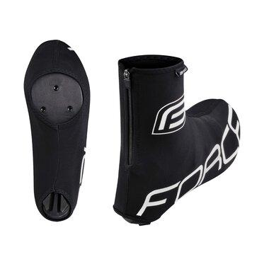 Shoe covers FORCE Lycra Termo Road, L-XL (black)