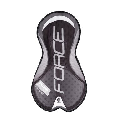 Shorts FORCE B30 with pad (black/fluorescent) M