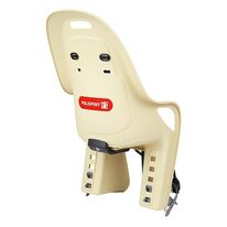 Bicycle child seat Polisport Koari // 26-29" bike, mounts on the frame (beige)