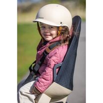 Bicycle child seat QIBBEL Air // mounts on the rack (beige)