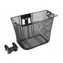 Bike handlebar bag // with Quick-Release lock (black) 