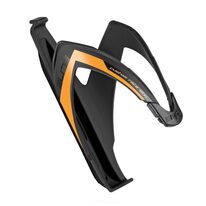 Bottle cage Elite Custom Race (plastic, black matted/orange)