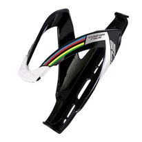 Bottle cage Elite Custom Race (plastic, black/rainbow)