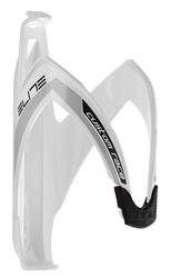 Bottle cage Elite custom race, termoplast 44g white/black