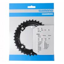 Priekinė žvaigždutė Shimano FC-M4050-B2, 2 x 9 pav. 36T, 104 mm